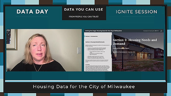 Data Day 2020 - IGNITE - Setting the Stage: Housing Data for the City of Milwaukee